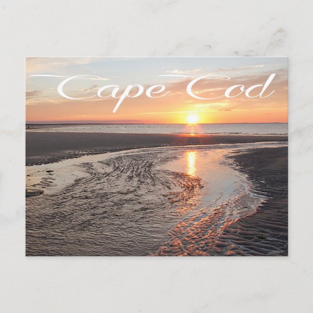 Cape Cod Sunrise, Provincetown, carte postale MA (Devant)