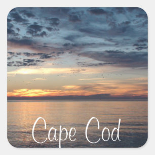 Cape Cod Sunset Beach et Ocean Photo Sticker