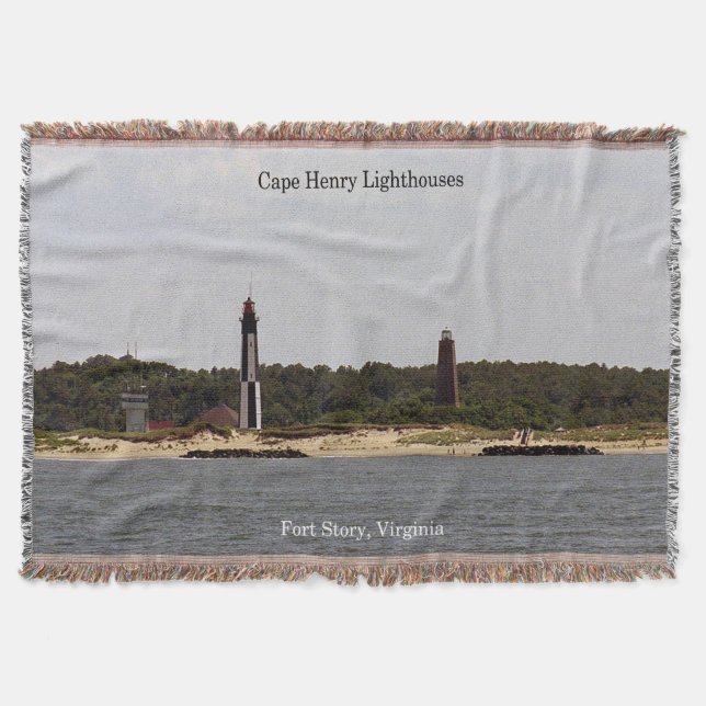 Cape Henry Lighthouses jette couverture (Devant)