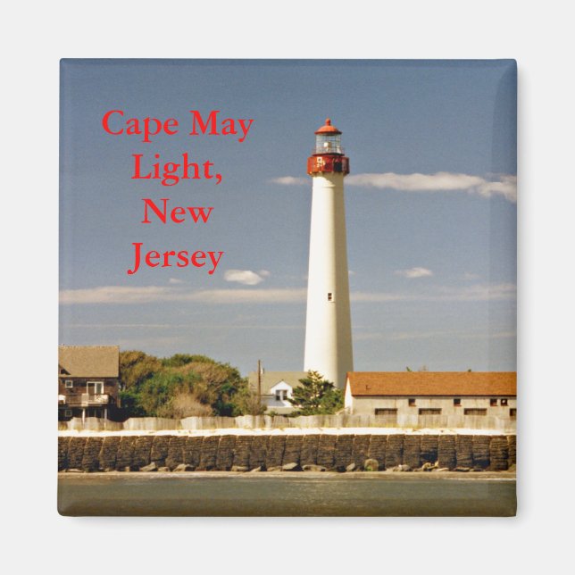 Cape May Light, New Jersey Magnet (Devant)