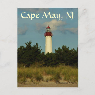 Cape May Lighthouse carte de voeux/carte postale