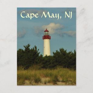 Cape May Lighthouse carte de voeux/carte postale