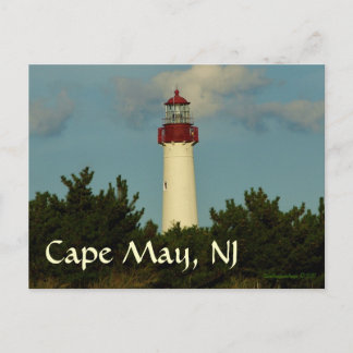 Cape May Lighthouse carte de voeux/carte postale