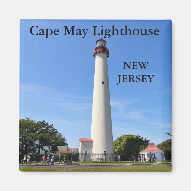 Cape May Lighthouse, New Jersey Magnet (Devant)
