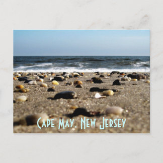 Cape May, NJ Beach Scene Carte Postale