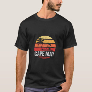 Cape May Nj Beach Sweat - shirt à capuche rétro dé