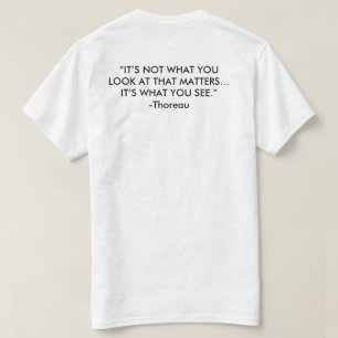 Cape May Stage ART Logo et citation T-shirt en bla