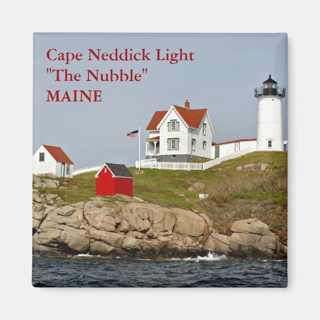 Cape Neddick Light, Maine Magnet (Devant)
