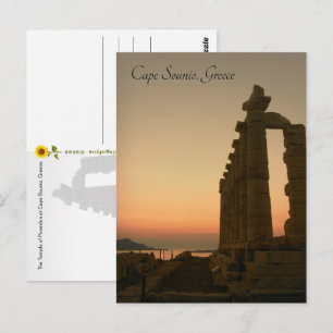 Cape Sounio, Grèce - carte postale
