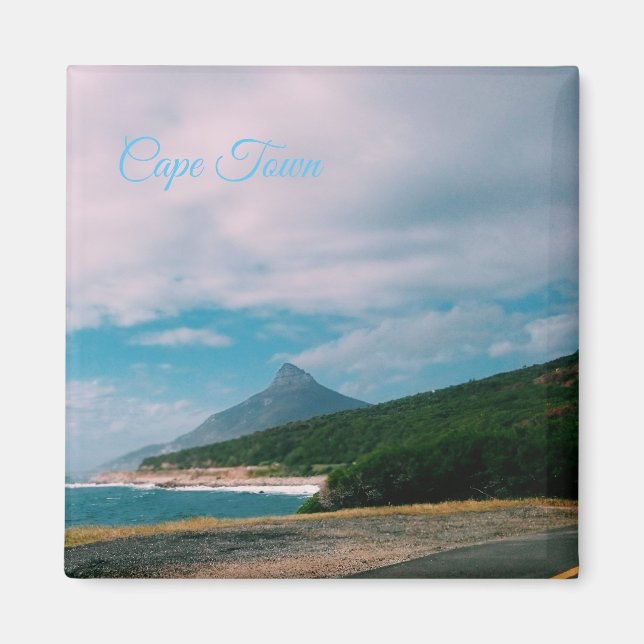 Cape Town Lion's Head Ocean View Magnet (Devant)