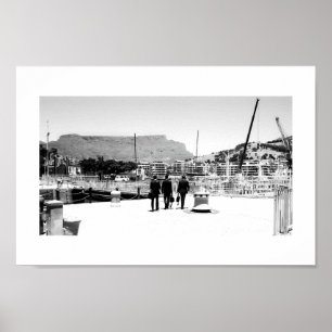 Cape Town Table Mountain 3 Hommes BNW Poster