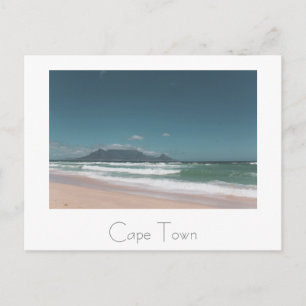 Cape Town Table Mountain Ocean Beach Carte postale