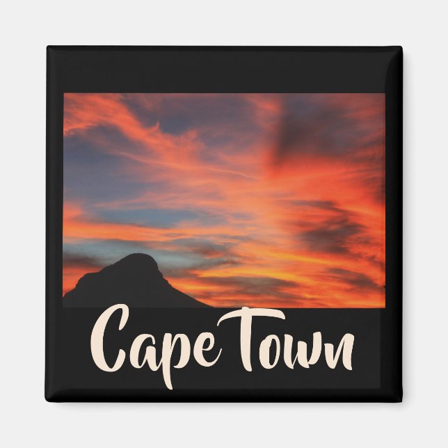 Cape Town ZA Afrique du Sud Lion's Head Magnet (Devant)
