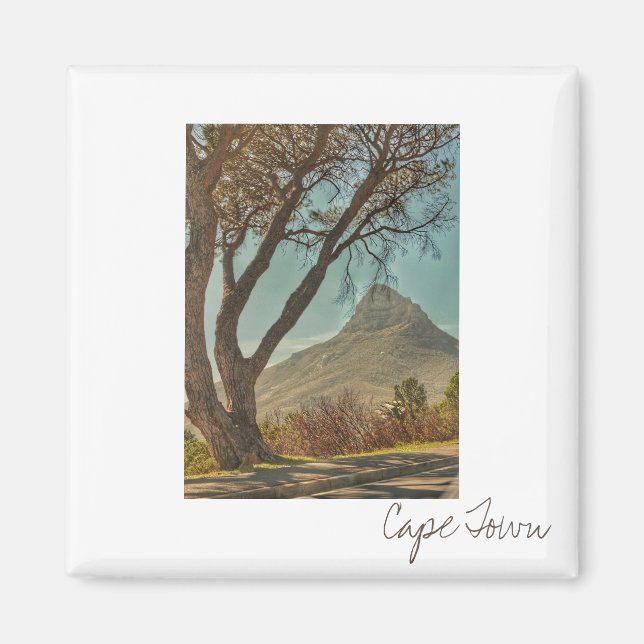 Cape Town ZA Afrique du Sud Lion's Head Magnet (Devant)