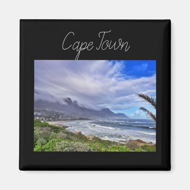 Cape Town ZA Afrique du Sud Océan Panorama Magnet (Devant)
