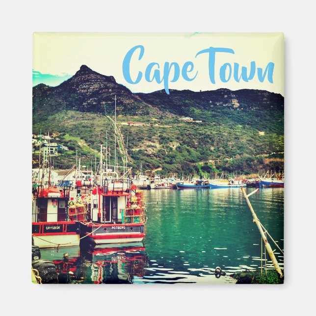 Cape Town ZA Magnet du port d'Afrique du Sud (Devant)