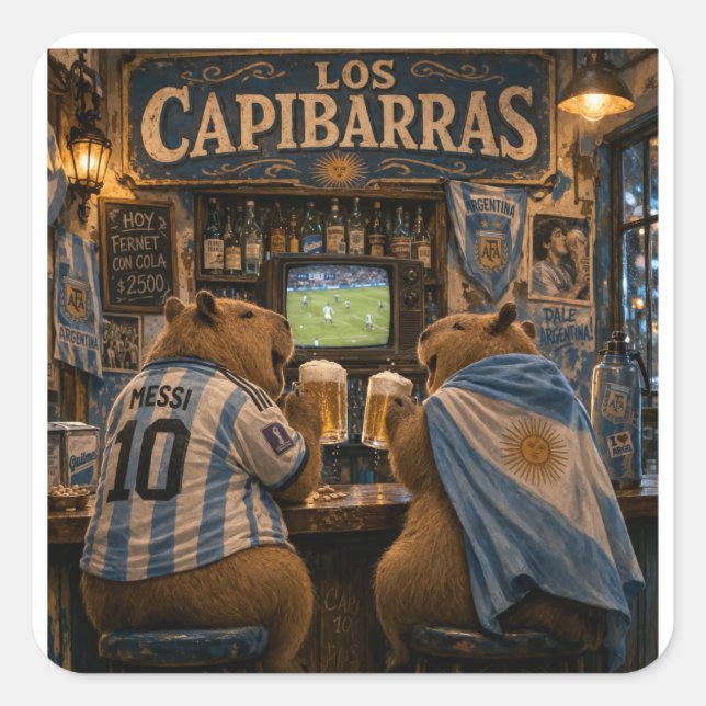 Capibarra Stickers bar brindis ilusión (Devant)