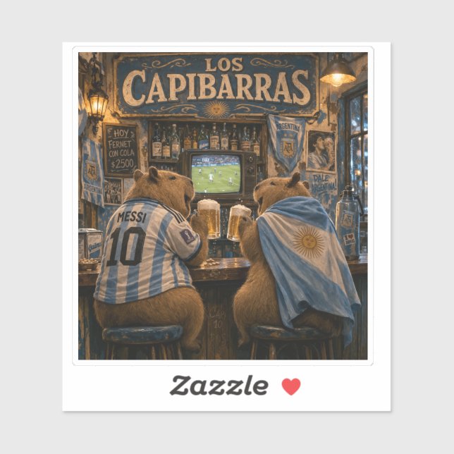 Capibarra Stickers bar ilusión (Feuille)