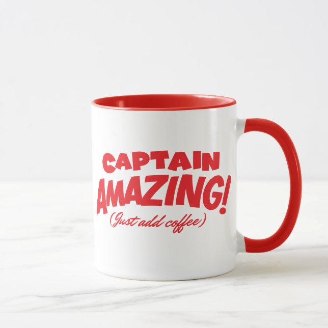 Capitaine Amazing Mug (Droite)