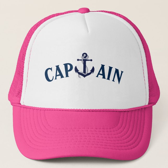 CAPITAINE ANCRE VOILE CASQUETTE (Devant)