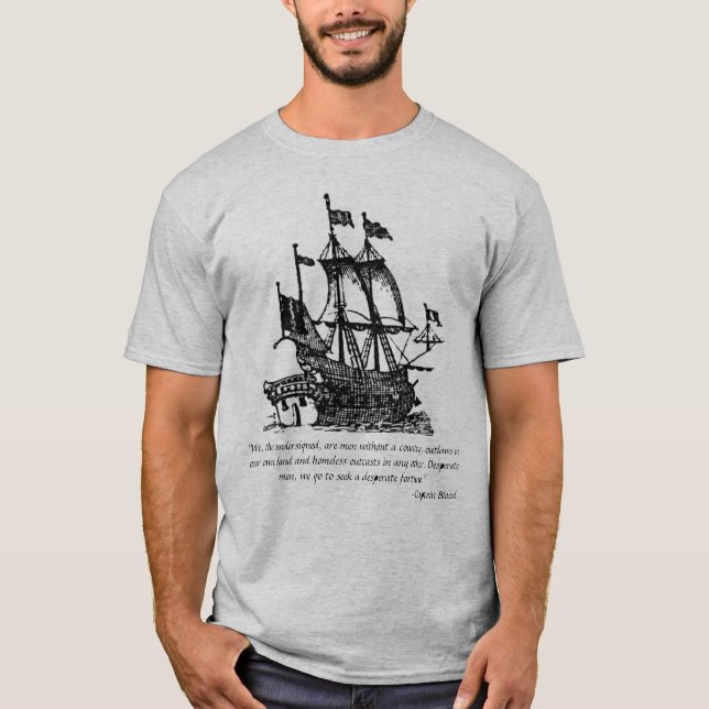Capitaine Blood Pirate T-shirt (Devant)