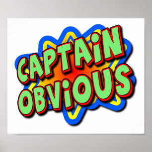 Capitaine Clown Poster Amusant