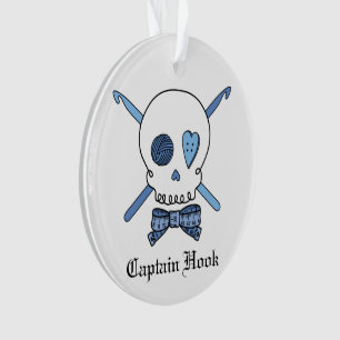 Capitaine Hook - crâne de crochet (bleu)