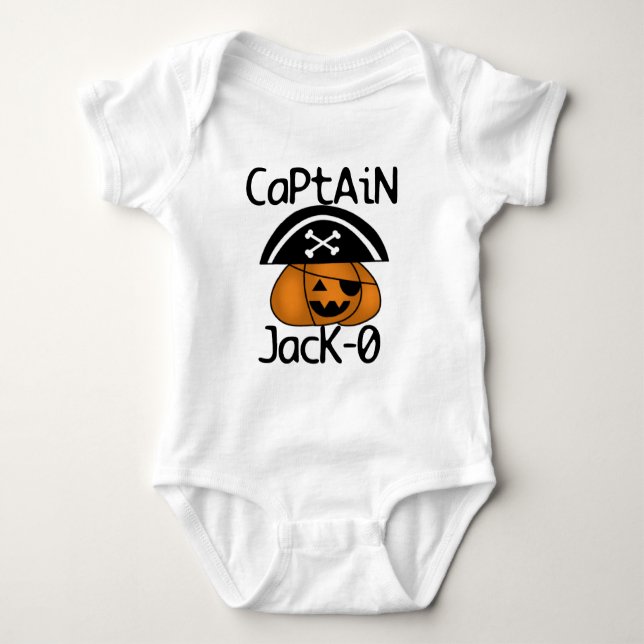 Capitaine Jack=O T-shirts et cadeaux Halloween (Devant)