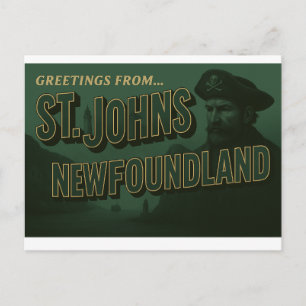 Capitaine Kelly - Carte postale de St. John's, Ter