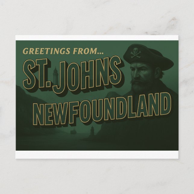Capitaine Kelly - Carte postale de St. John's, Ter (Devant)