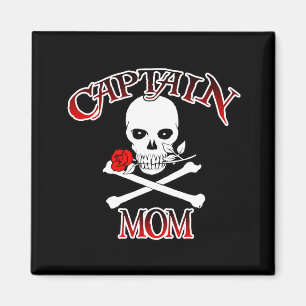 Capitaine Maman (Rose) Magnet