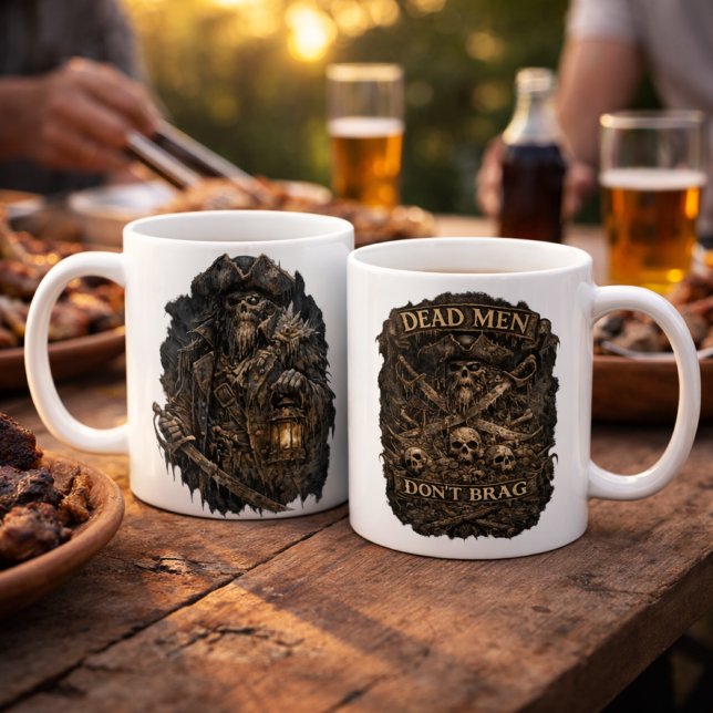 Capitaine Maudit du Sel Mug – Les Morts ne se vant (Créateur téléchargé)