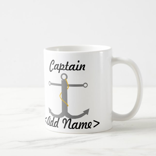 Capitaine Mug personnalisé (Droite)