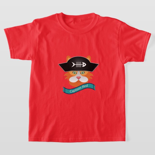 Capitaine Red - T-shirt de base pour enfants (Poser)