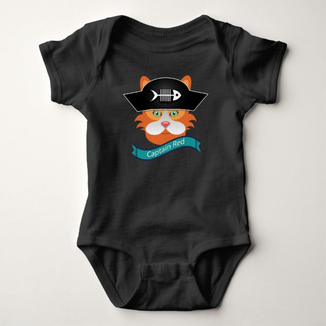 Capitaine Rouge - Body bébé en jersey (Devant)