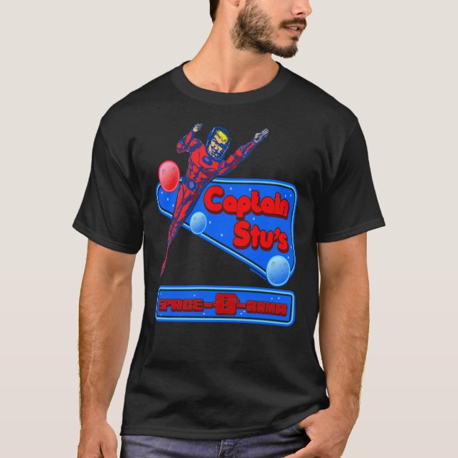 Capitaine Stu Space-O-Rama Essential T-Shirt (Devant)