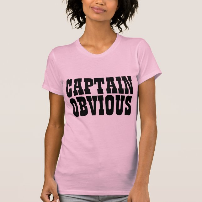 CAPITAINE T-shirts ÉVIDENTS (Devant)