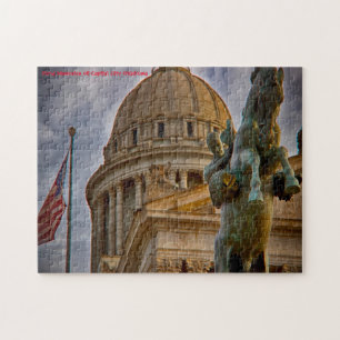Capitale Oklahoma. Jigsaw Puzzle