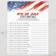 Capitales d'État 4 juillet partie