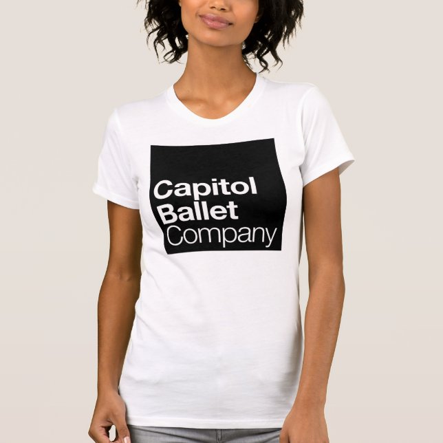 Capitol Ballet Company T-Shirt de jersey fin femme (Devant)