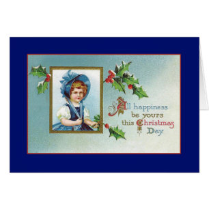 Capot de Noël - carte vintage