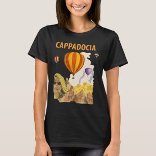 Cappadocia Montgolfière T-Shirt Rétro Voyage