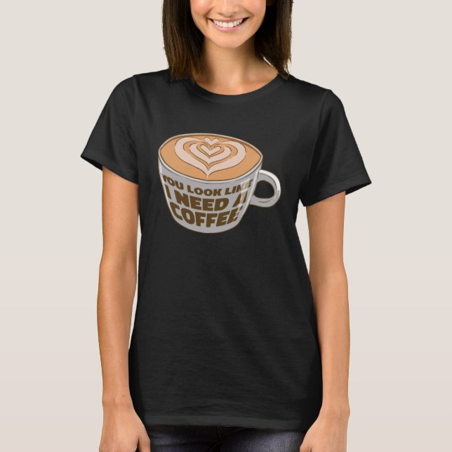 Cappuccino Café Bean Citations de caféine Pullover (Devant)