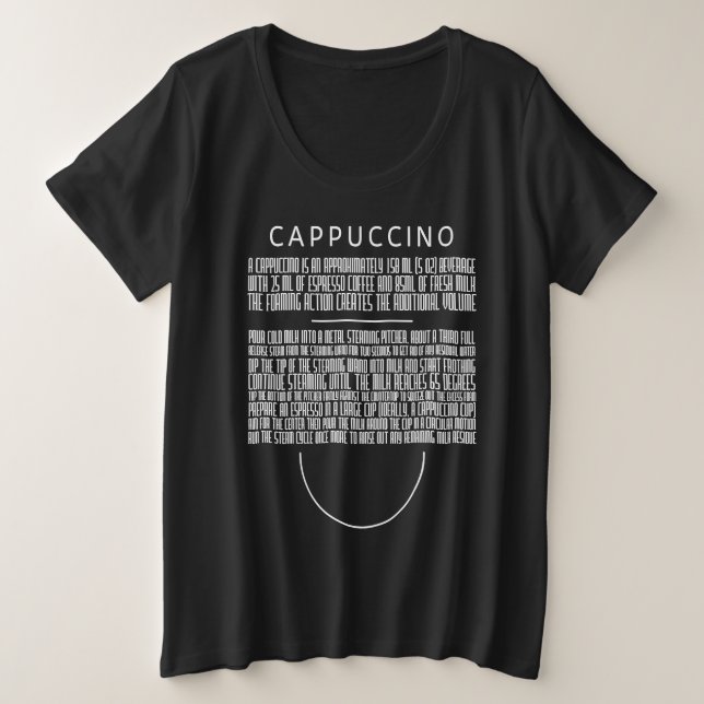 Cappuccino Recipe (Design devant)