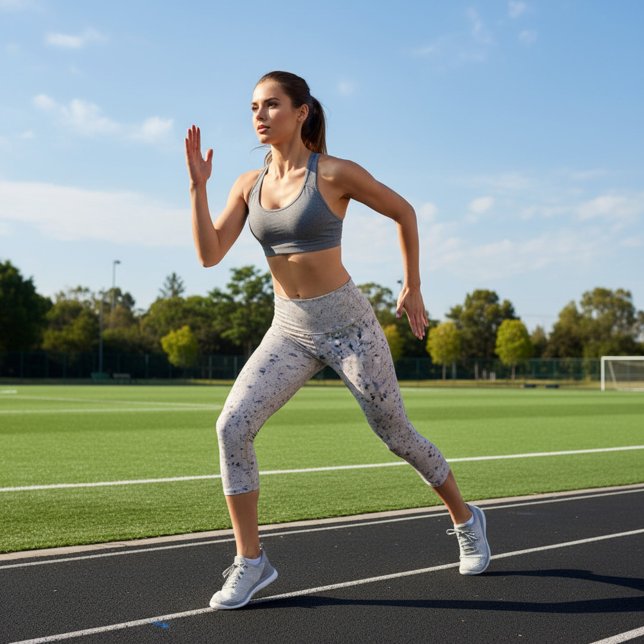 Capri Déesse active Leggings haut-taille (Créateur téléchargé)