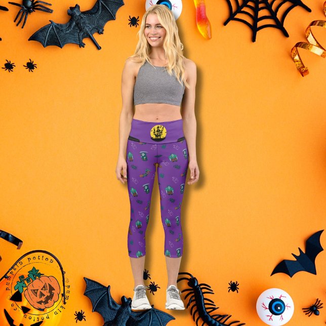 Capri 👻 Halloween Leggings Motifs (Créateur téléchargé)