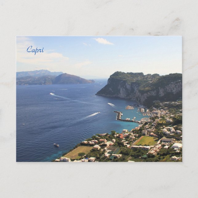 Capri, Italie, Photographie, Carte postale (Devant)