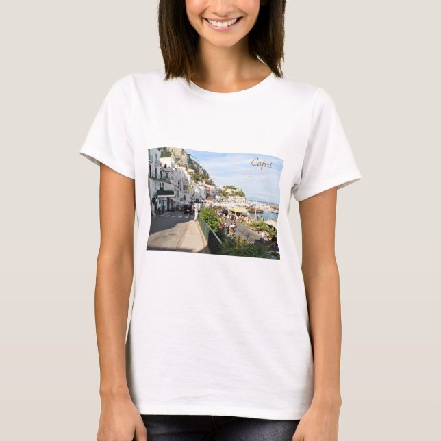 Capri, Italie, Photographie, t-shirt (Devant)