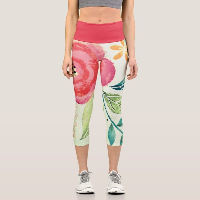 Capri "Je Suis Assez" Leggings Capris femmes (Recto)