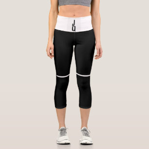 Capri JQ Signature Leggings de Performance Taille Haute